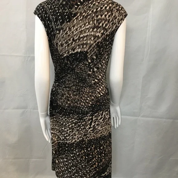 Nine West animal print ‘wrap’ dress Size 4 - Picture 4 of 13